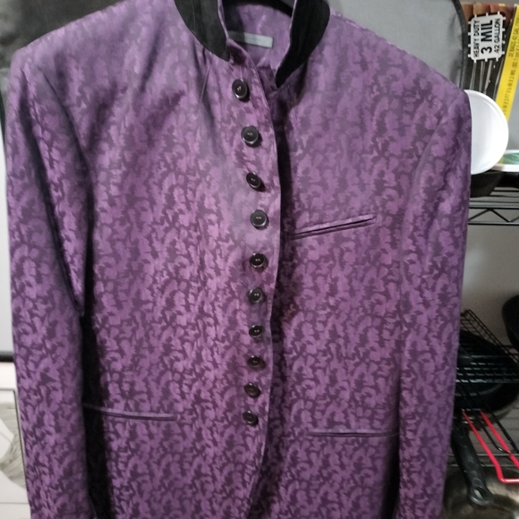 John Varvatos blazer purple size 56 - Picture 2 of 4